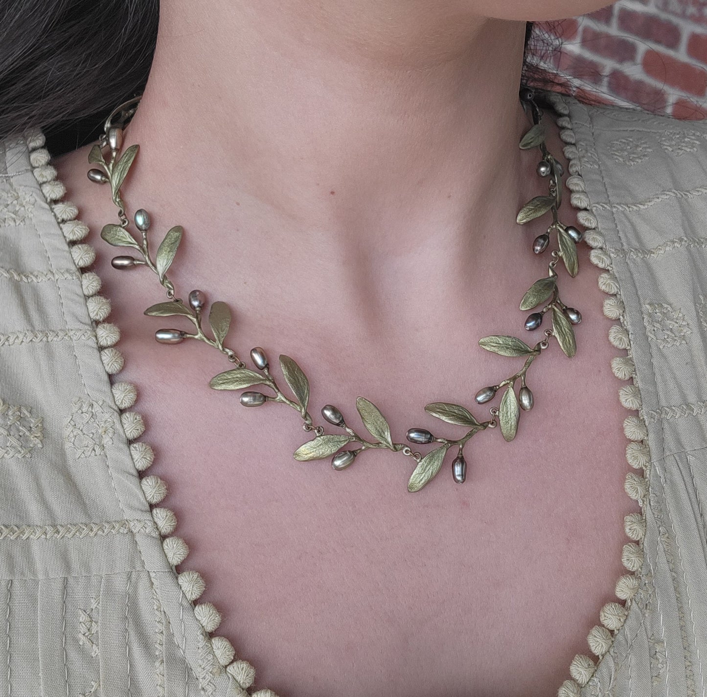 Olive Necklace by Michael Michaud