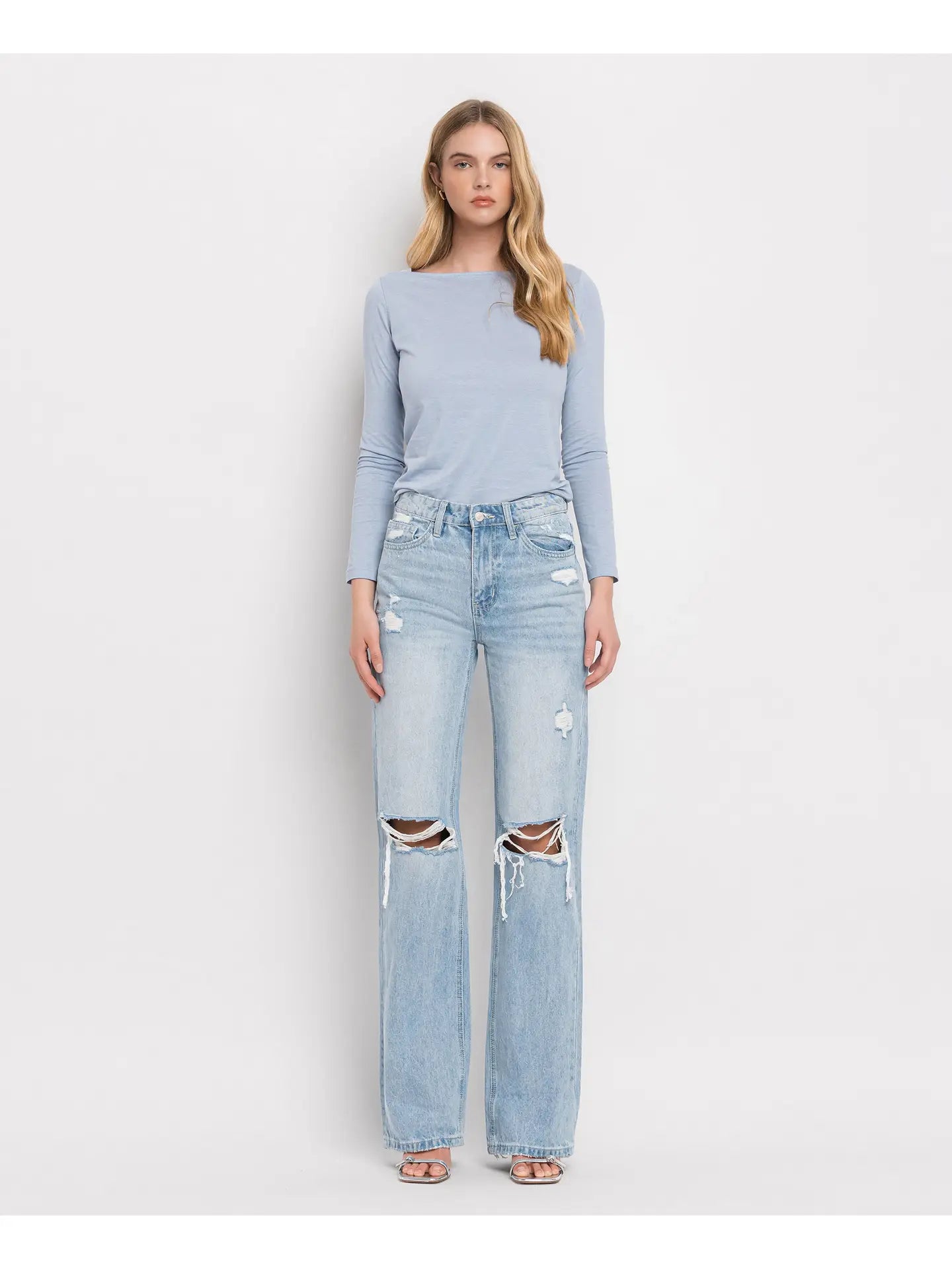90's Sunny Plains Super High Rise Flare Jeans