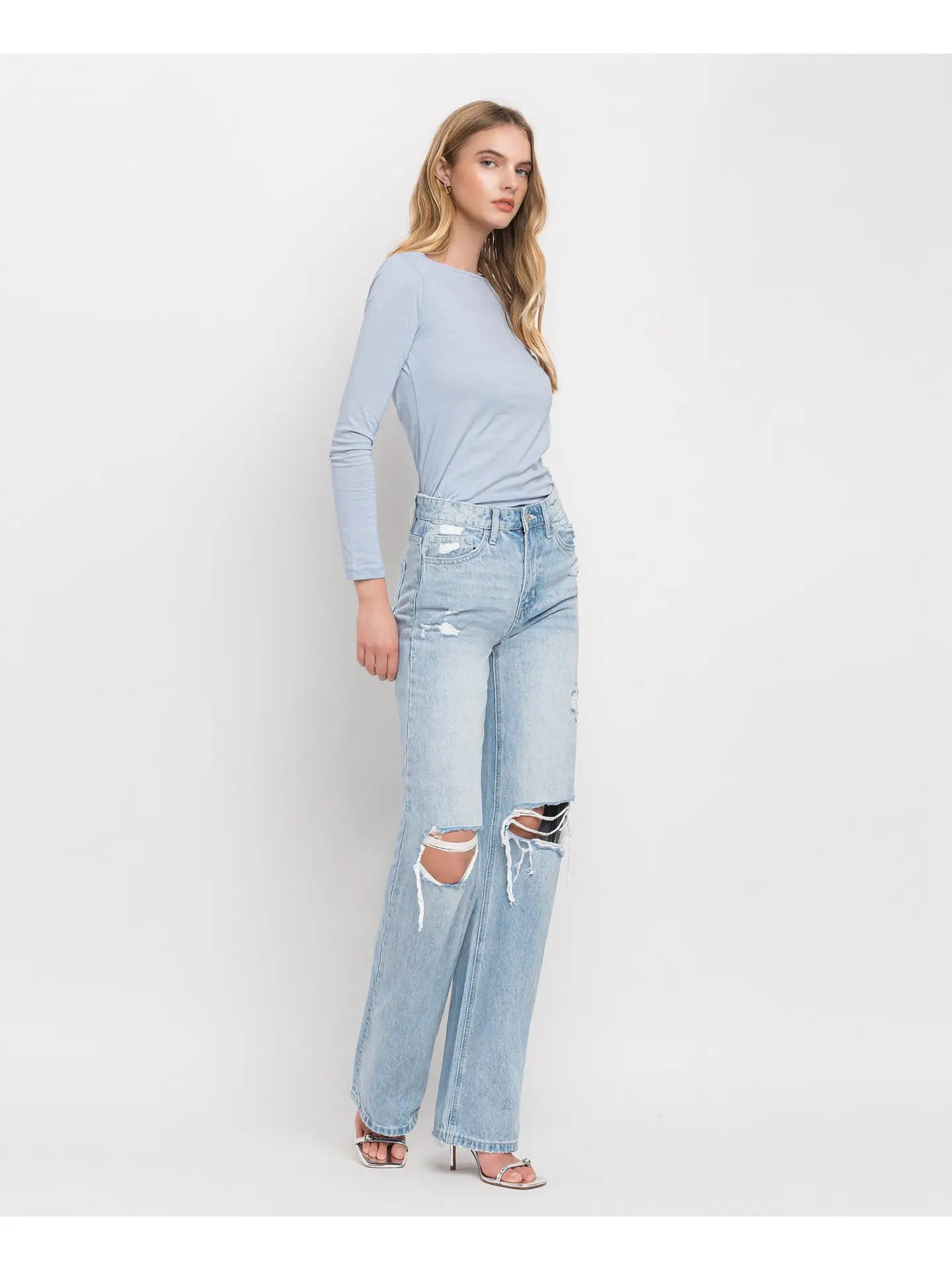 90's Sunny Plains Super High Rise Flare Jeans