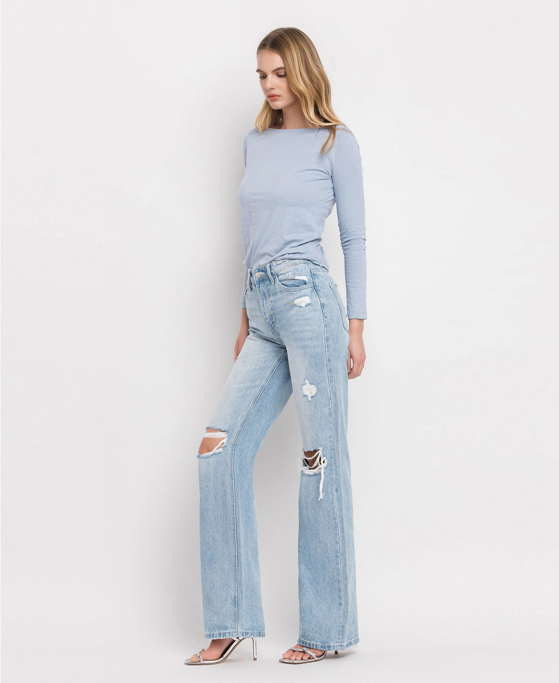 90's Sunny Plains Super High Rise Flare Jeans
