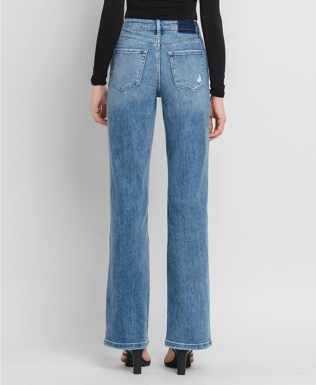 90's Super High Rise Flare Jeans