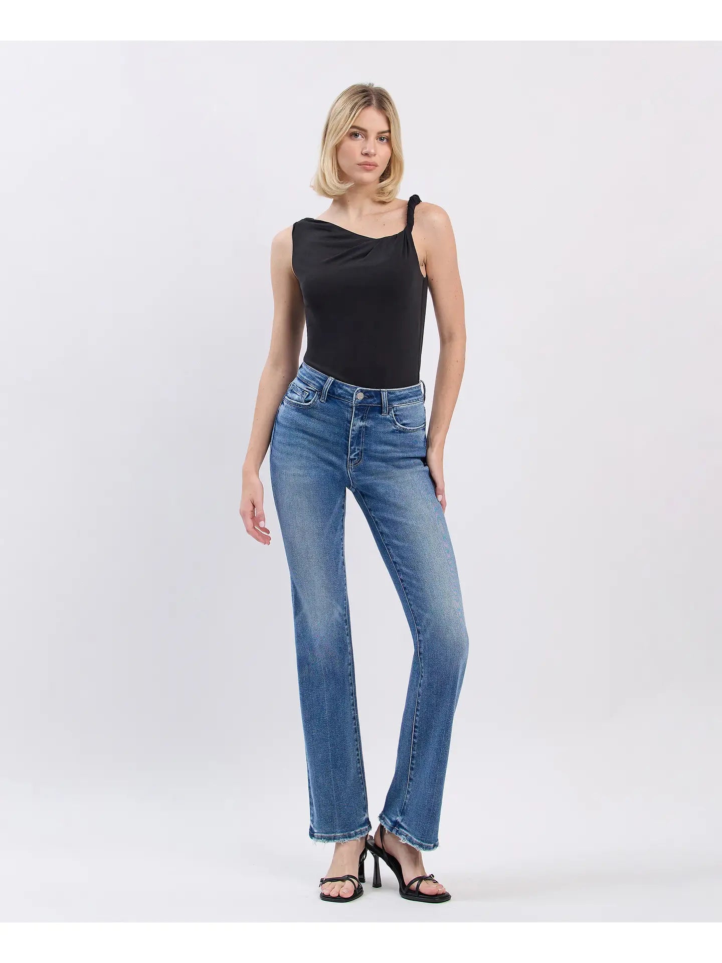 Allison High Rise Full Length Bootcut Jeans