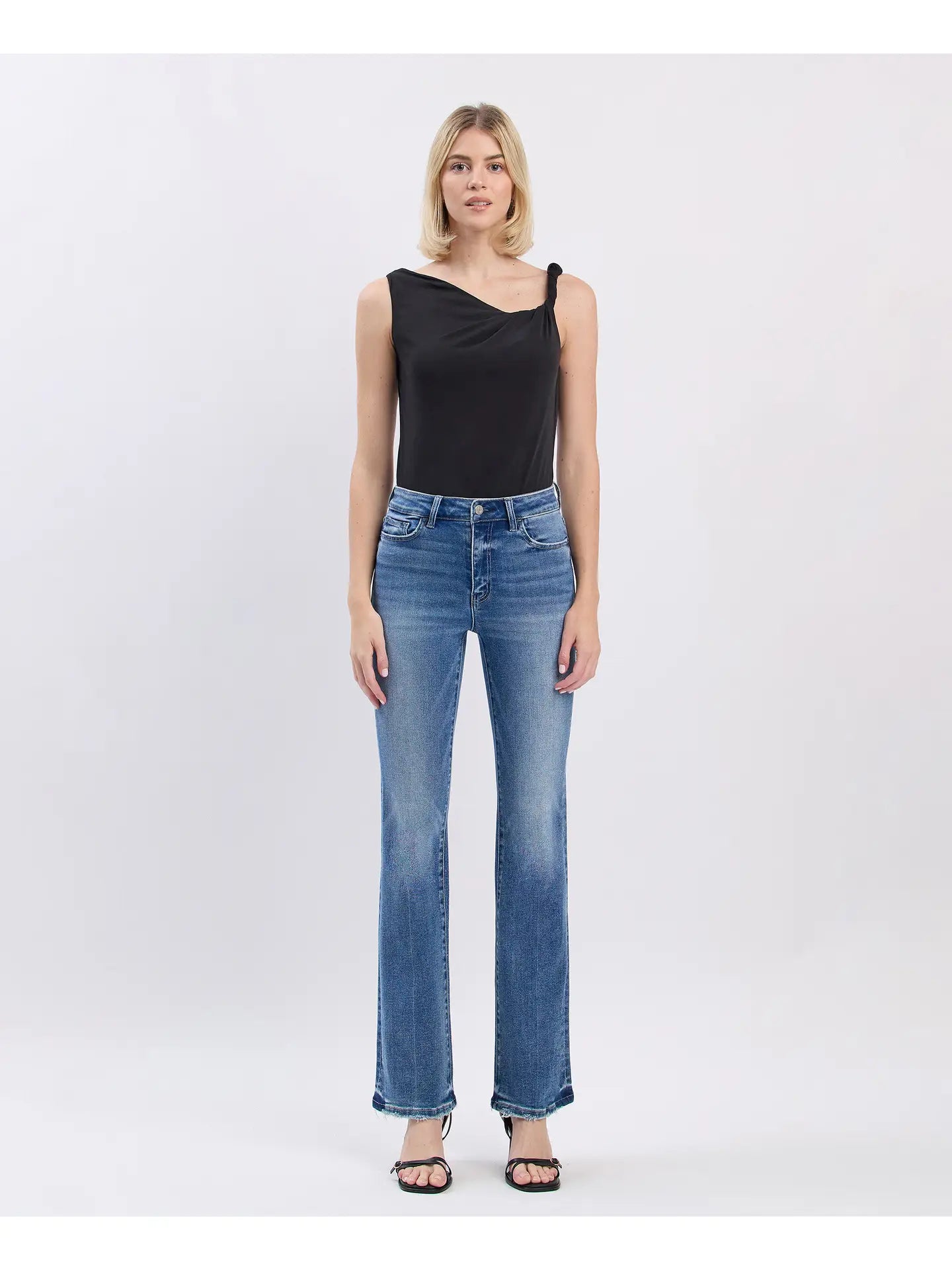 Allison High Rise Full Length Bootcut Jeans