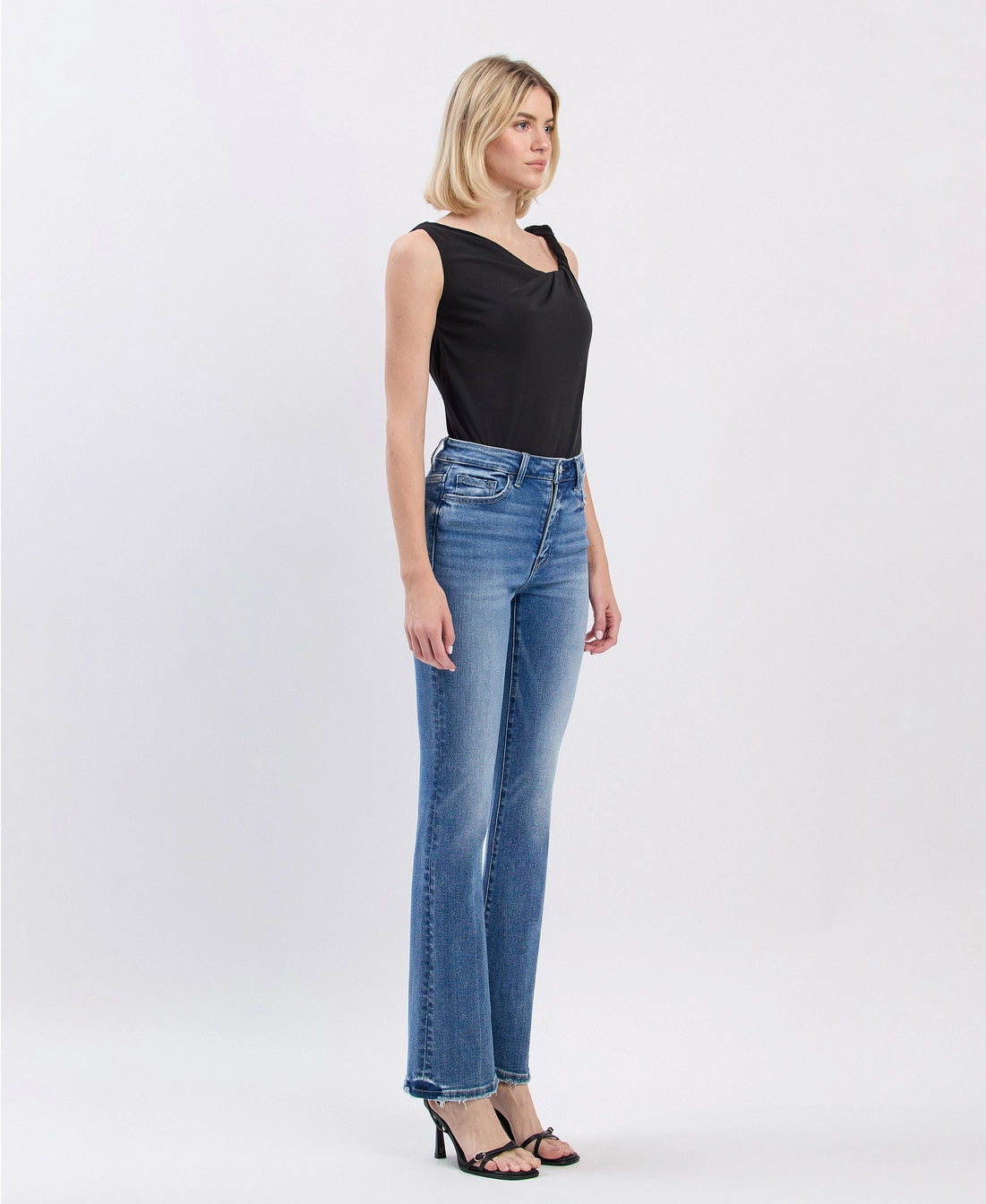 Allison High Rise Full Length Bootcut Jeans