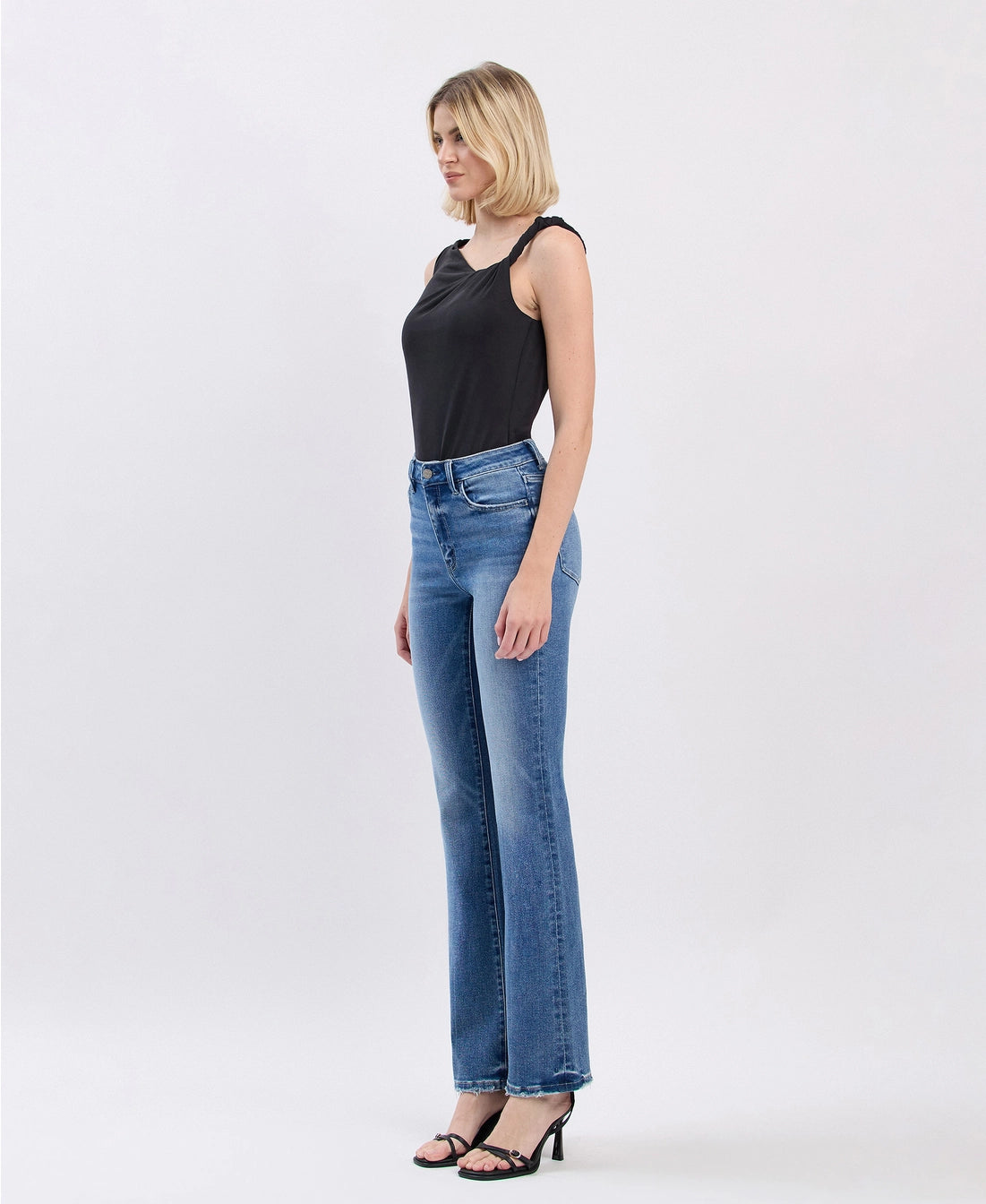 Allison High Rise Full Length Bootcut Jeans