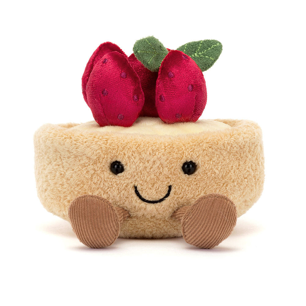 Amuseables Fleurette Tarte Aux Fraises by Jellycat