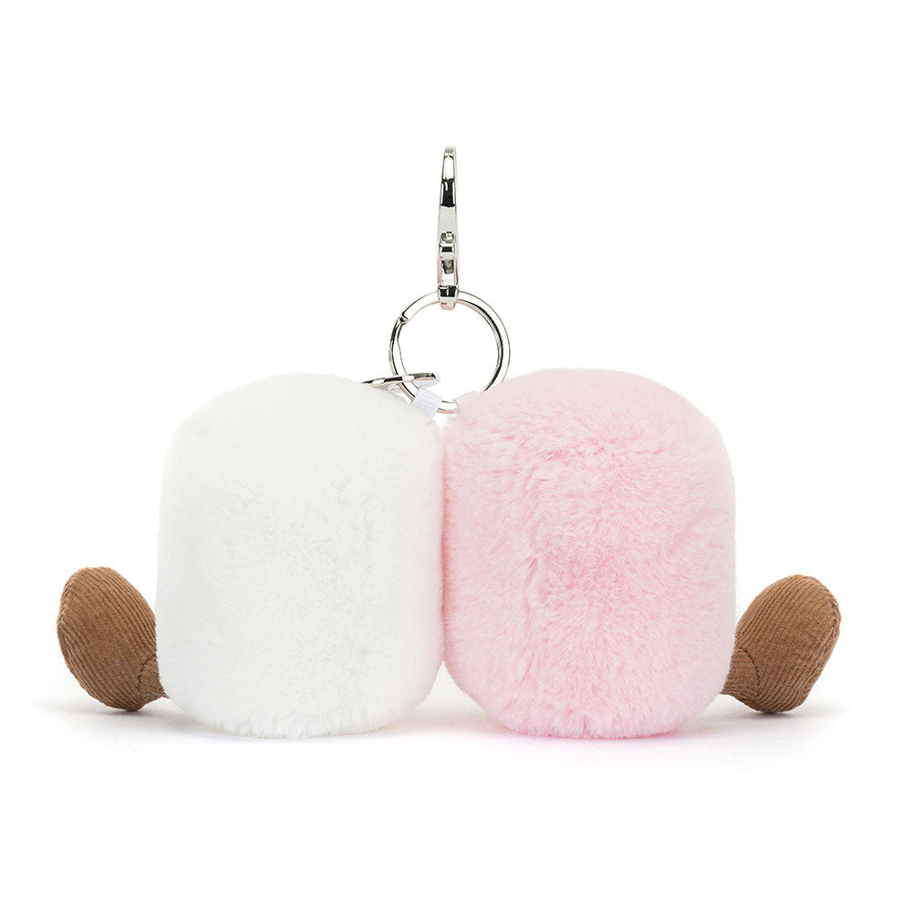 Amuseables Pair of Marshmallows Bag Charm by Jellycat