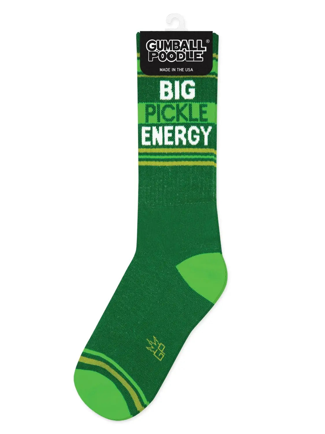 Big Pickle Energy Gym Crew Socks