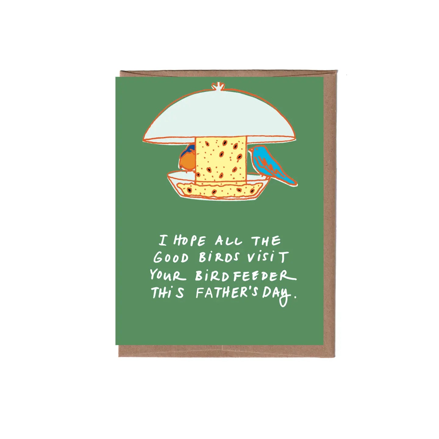 Bird Feeder Father's Day Card