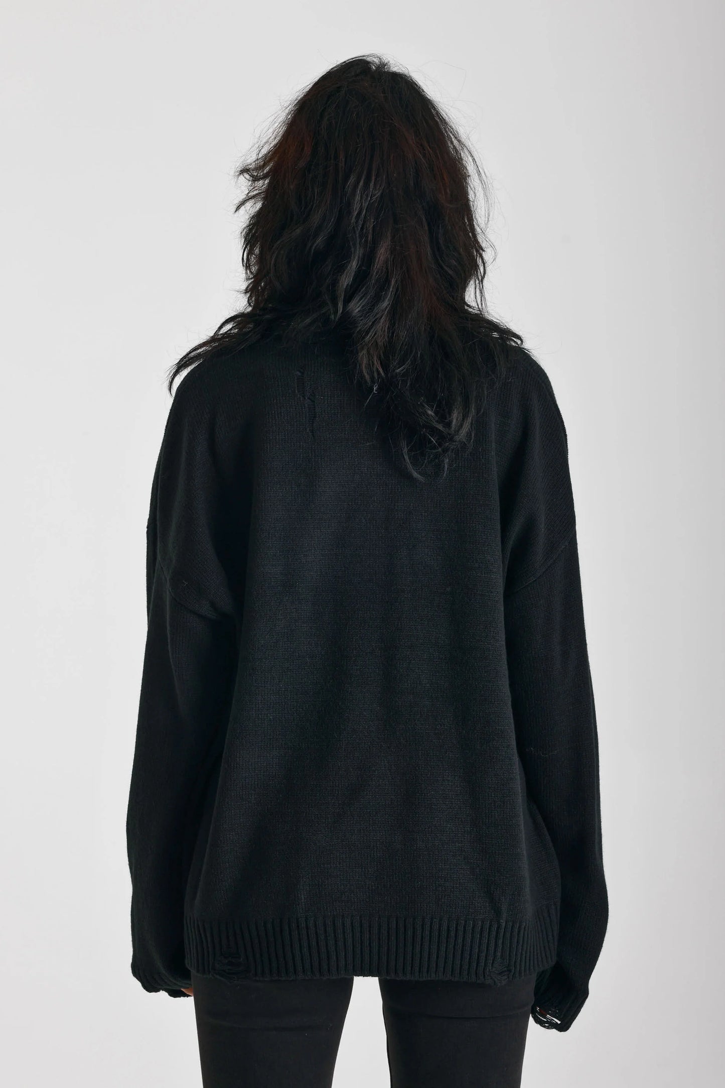 Black Everlasting Sweater by Ragged Priest