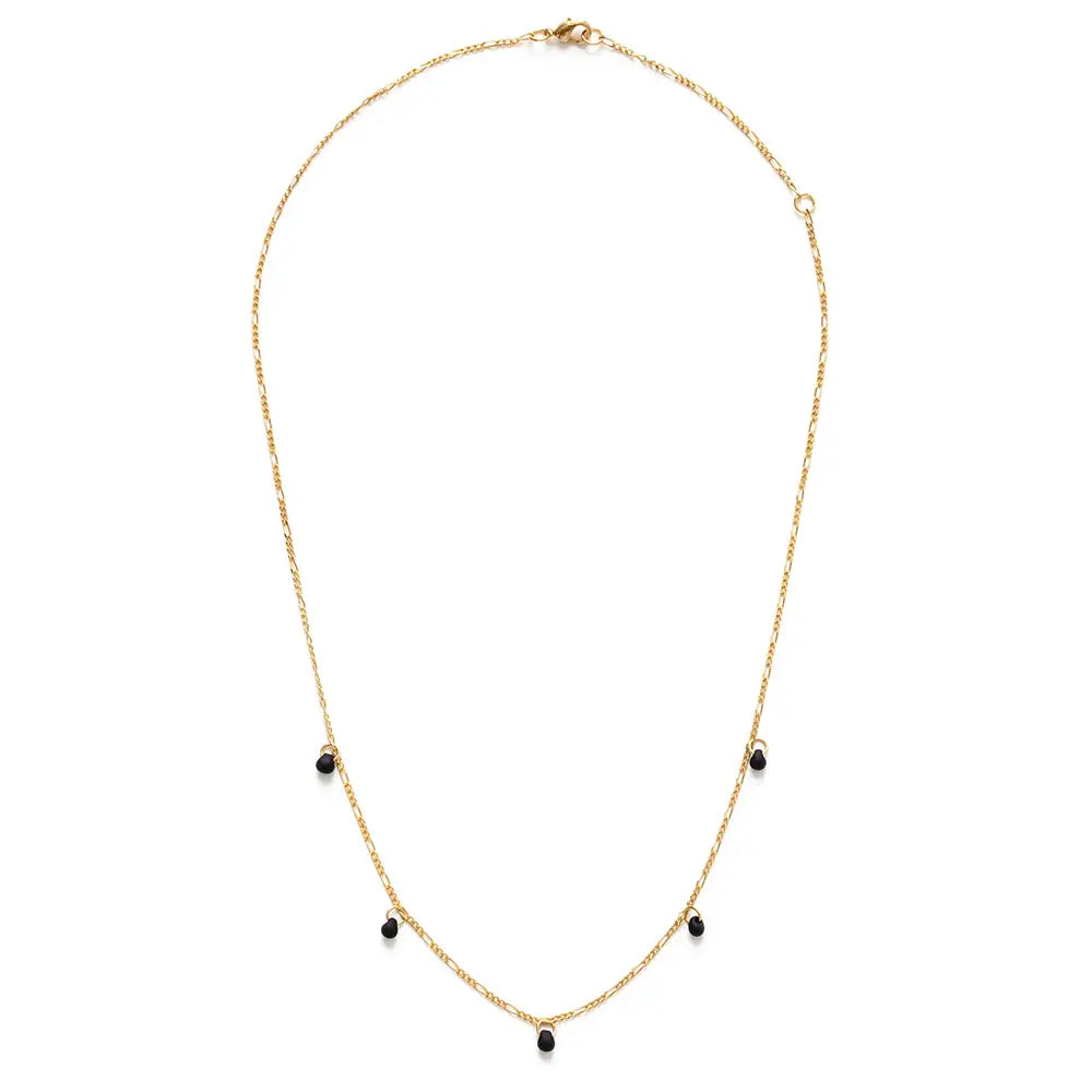 Black Five Graces Necklace