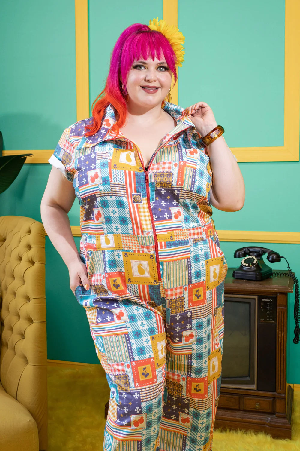 Patchwork Jumpsuit