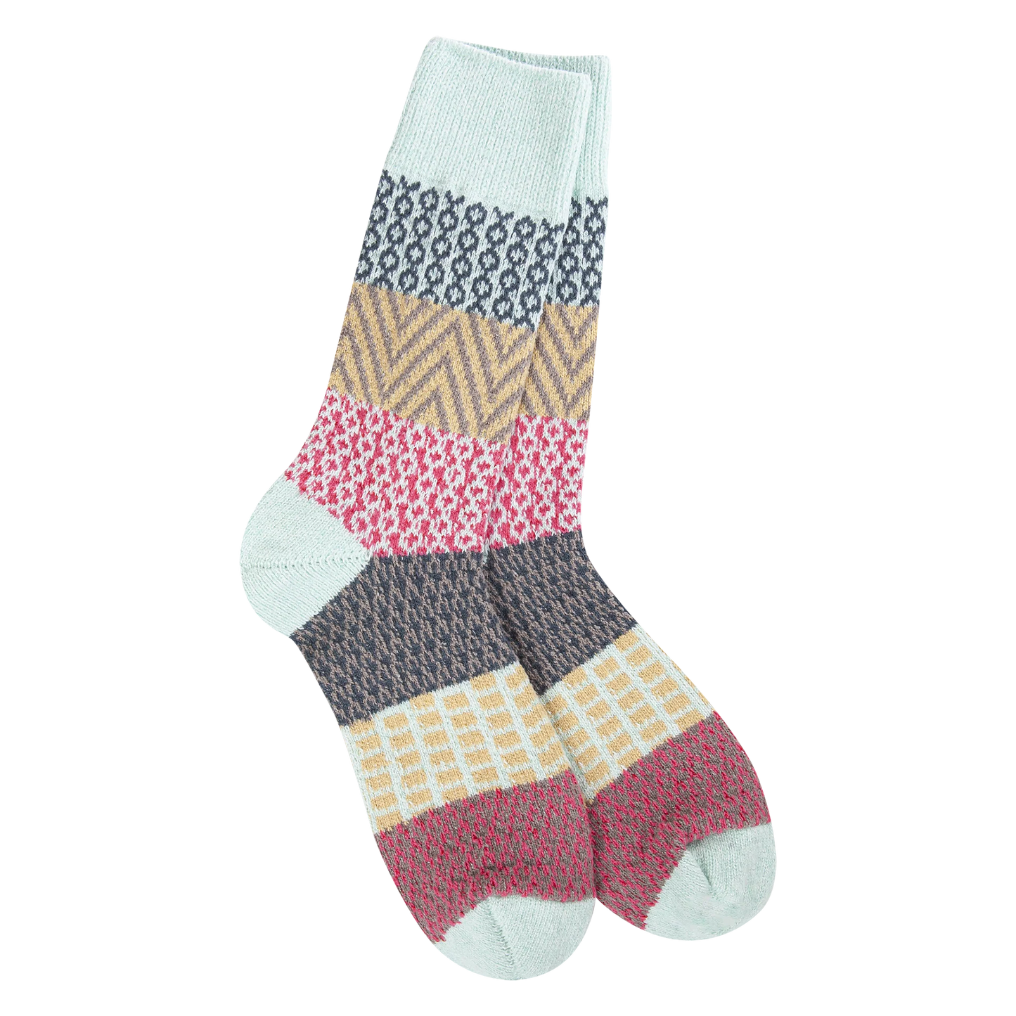 Boho Weekend Gallery Crew Socks