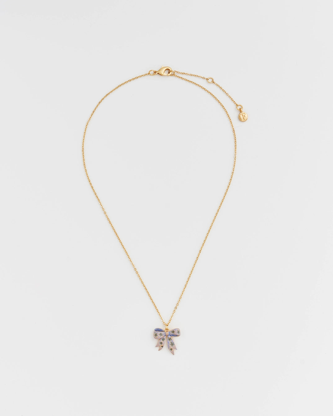Bow Pendant Necklace by Fable England