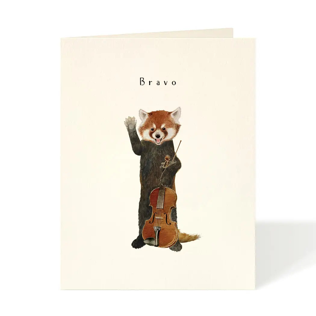 Bravo - Violin Congratulations Greeting Card
