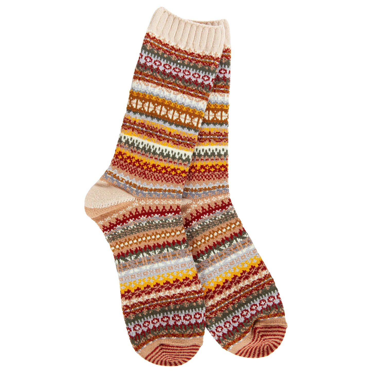 Cashew Weekend Nordic Crew Socks