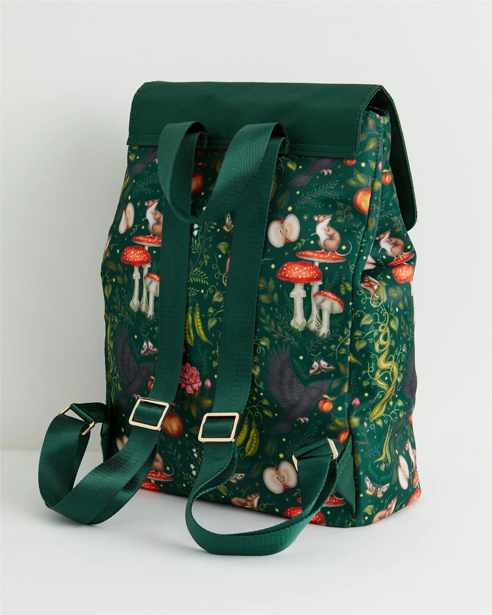 Catherine Rowe Into the Woods Green Backpack