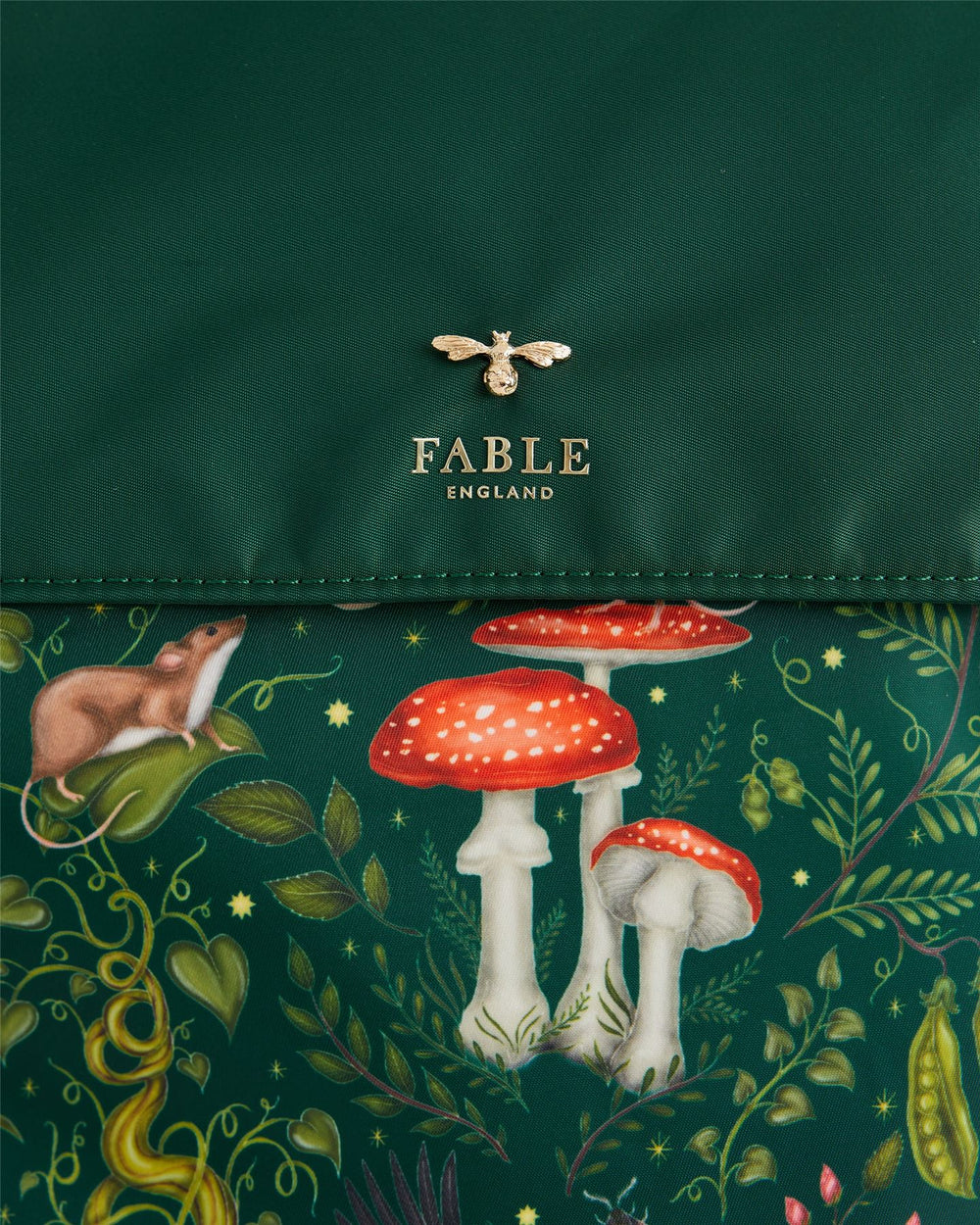 Catherine Rowe Into the Woods Green Backpack