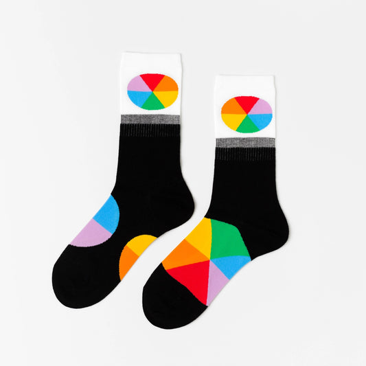 Color Wheel Socks Women's Sizing