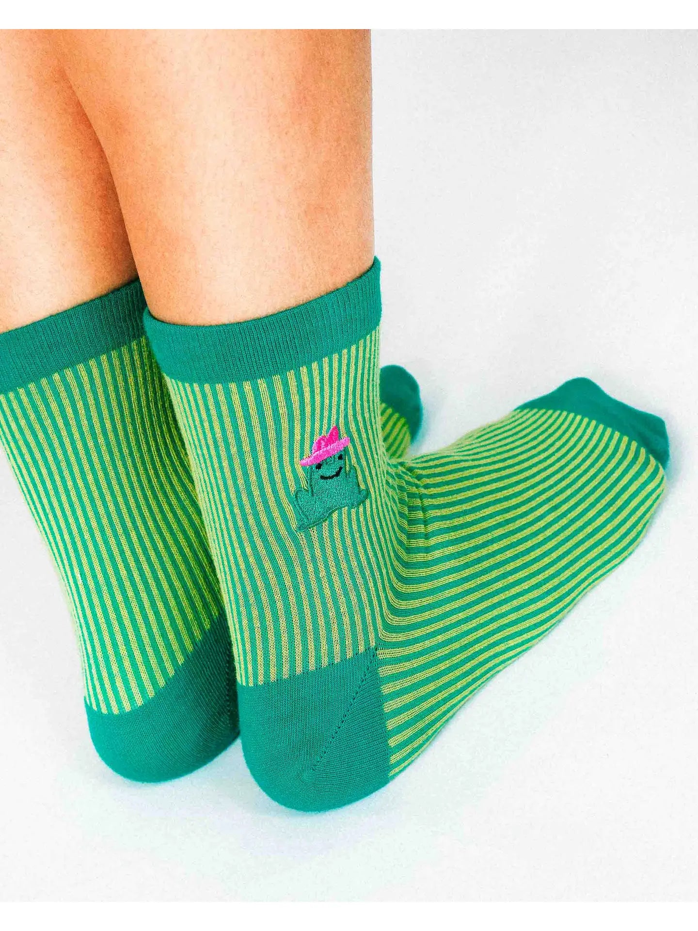 Cowgirl Frog Ribbed Ankle Sock By Hannah Packer