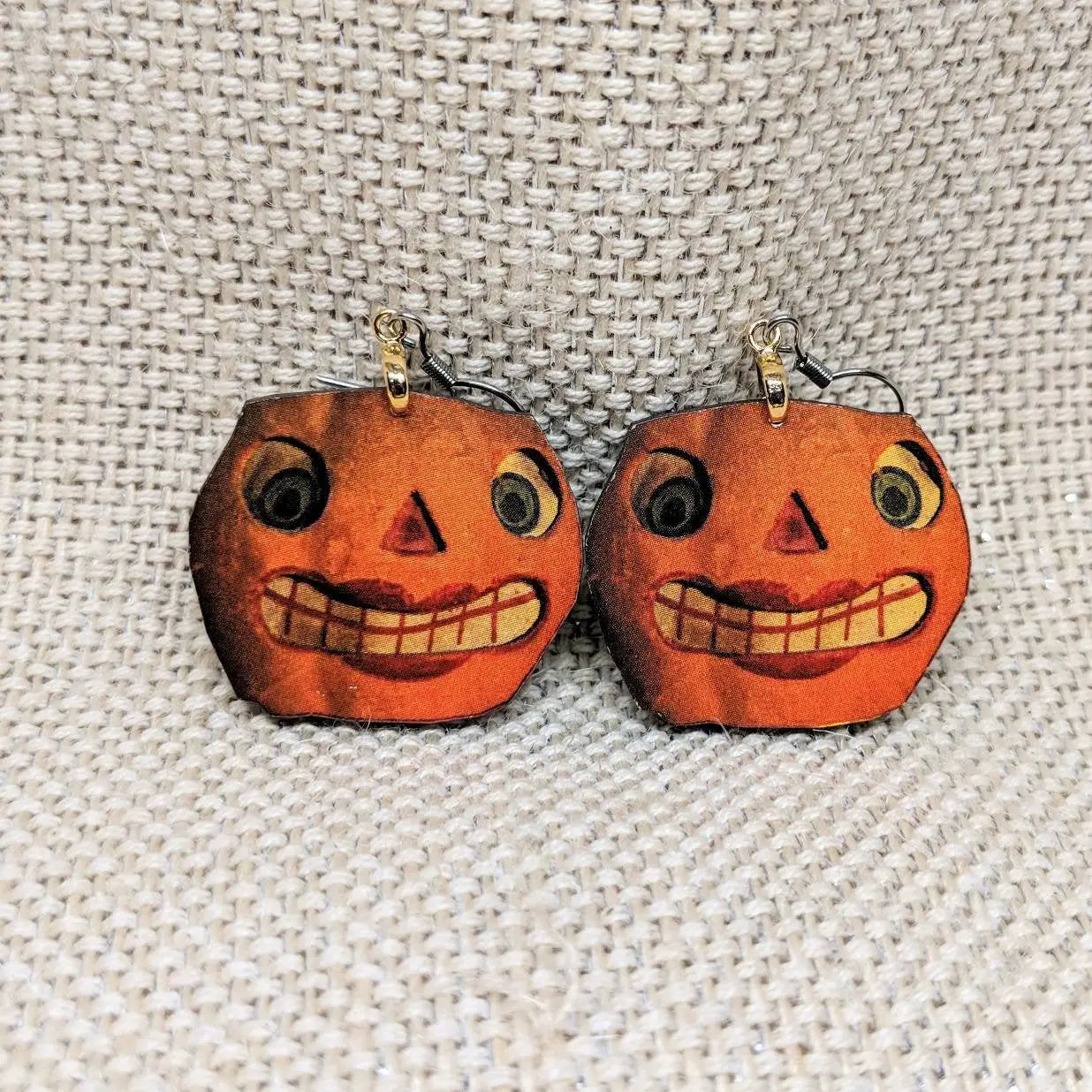 Creepy Pumpkin Earrings