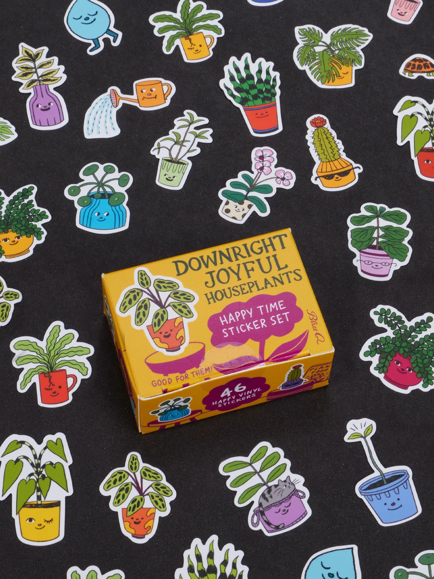 Downright Joyful Houseplants Happy Time Sticker Set