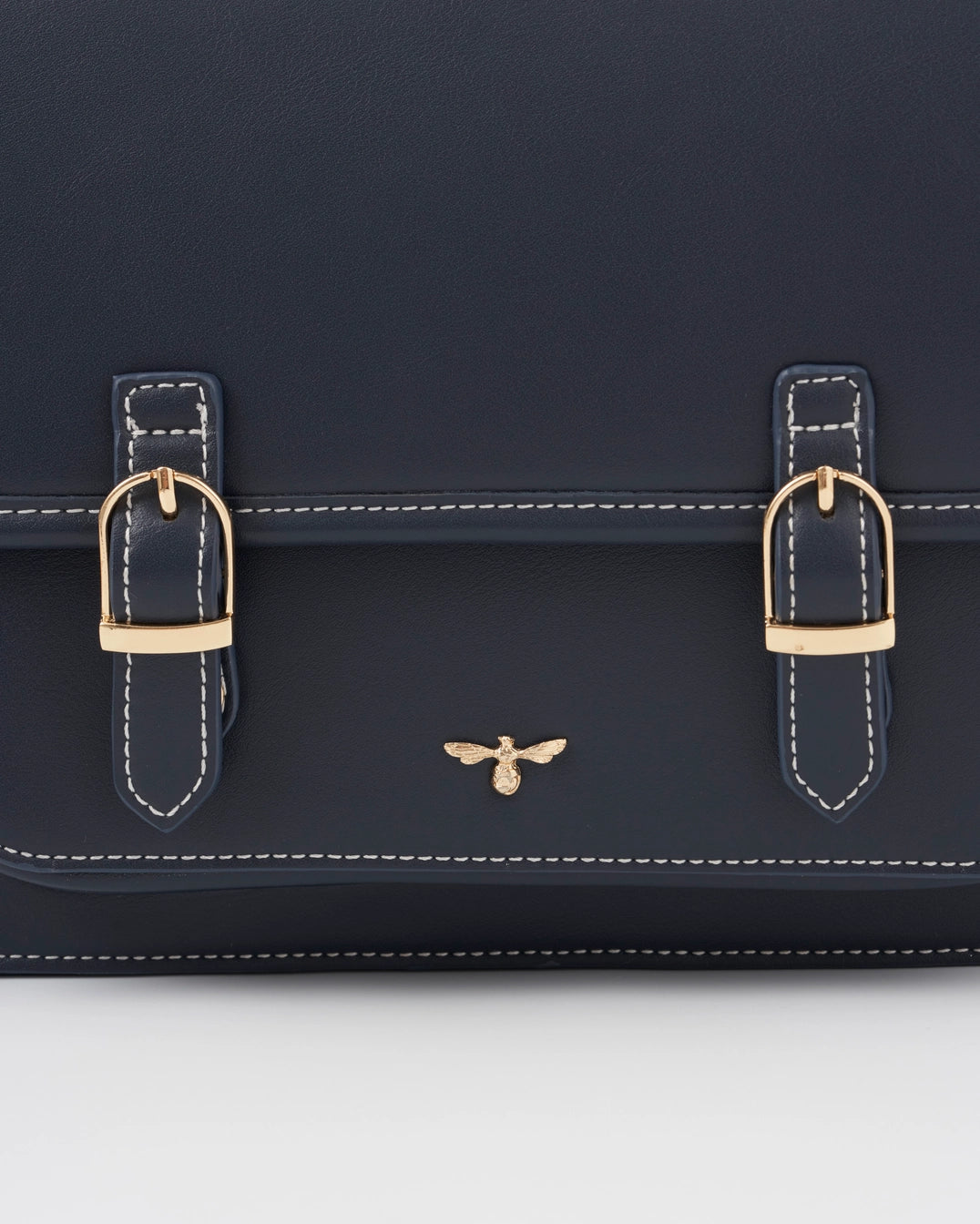 Fable Running Bunny Ditsy Navy Satchel