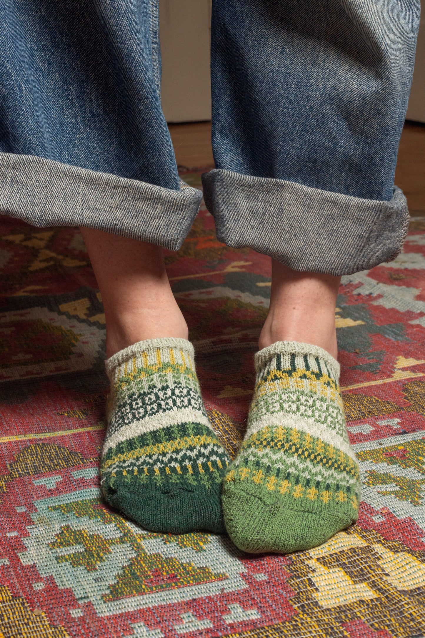 Fiddlehead Ankle Socks by Solmate Socks