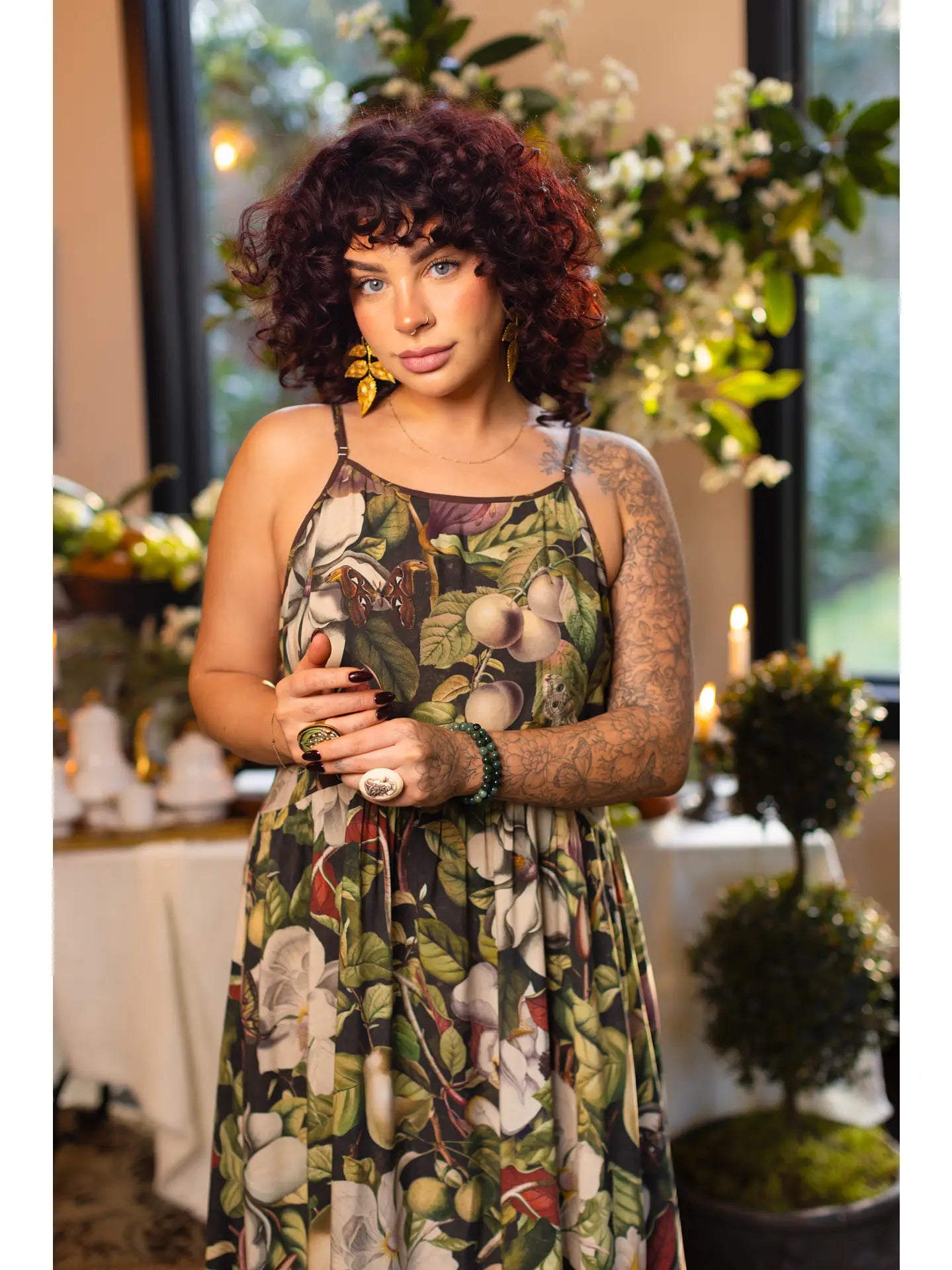 Fleur De Lune Bohéme Maxi Slip Dress
