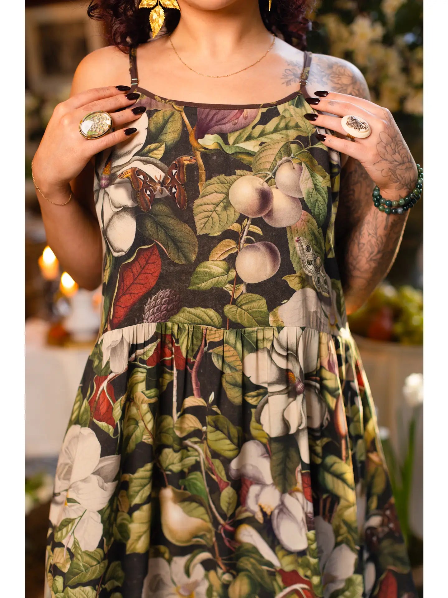 Fleur De Lune Bohéme Maxi Slip Dress