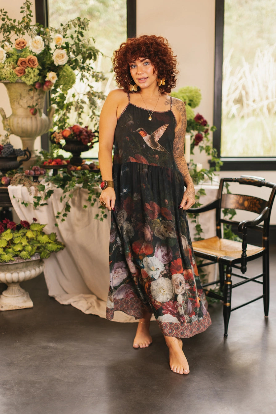 Flight of Flancy Slip Dress