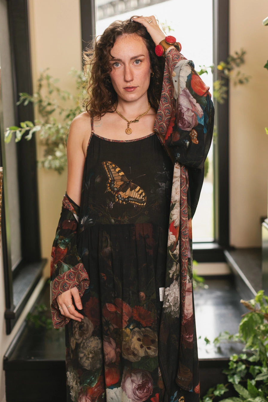 Flight of Flancy Slip Dress