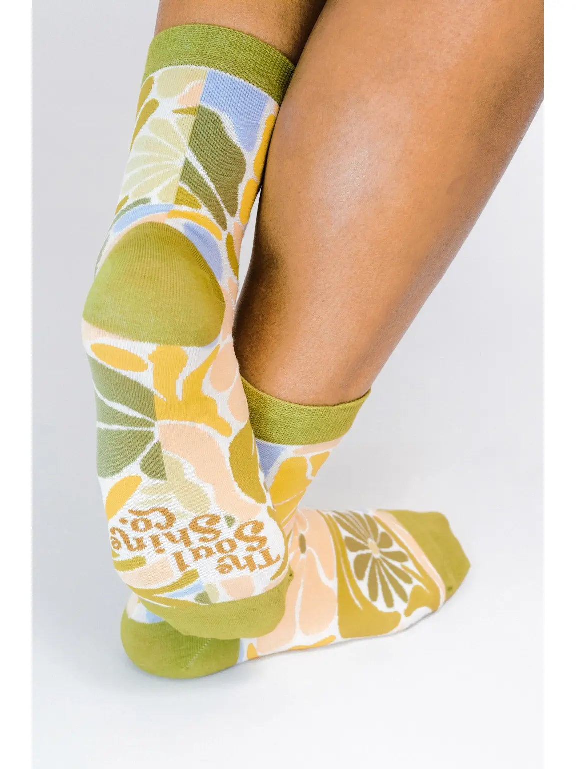 Flowers Knit Ankle Sock By Soulshine Co