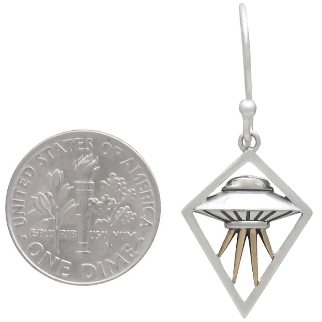 Flying Saucer Earrings