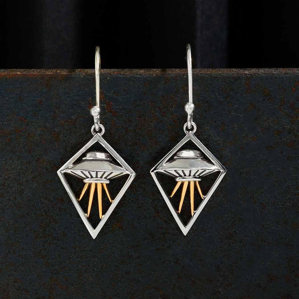 Flying Saucer Earrings