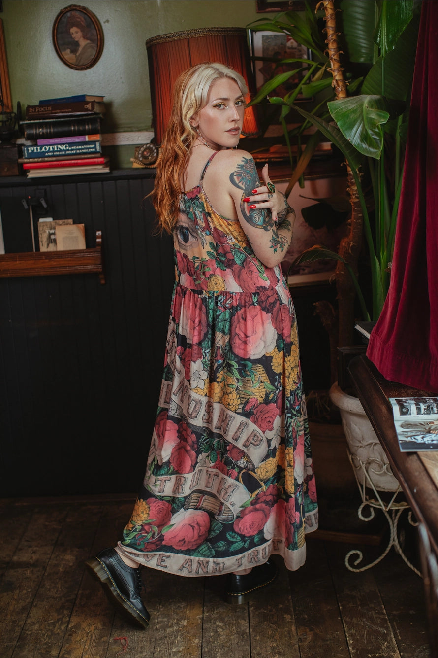 Friendship Love & Truth Bamboo Slip Dress
