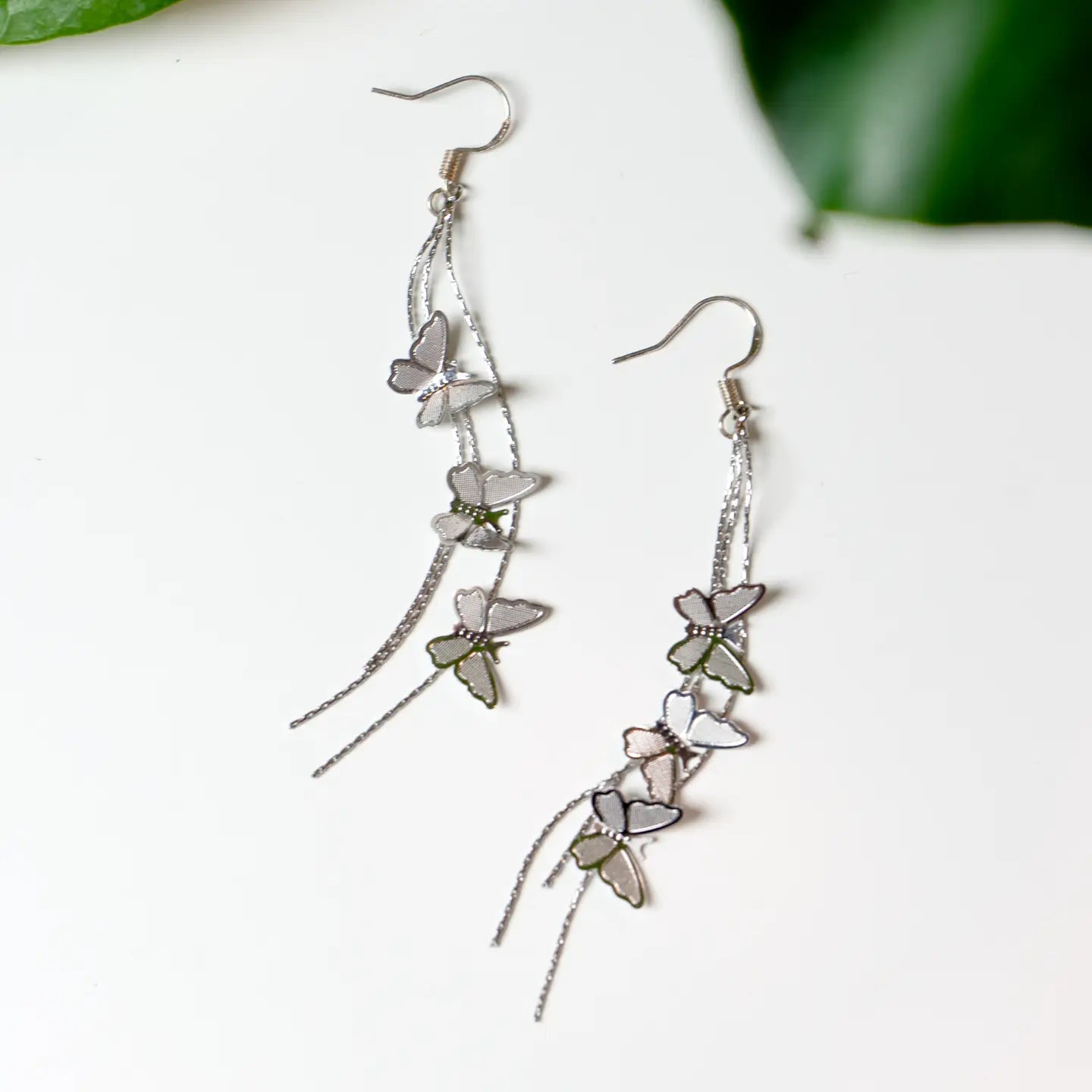 Give Me Butterflies Earring - Silver