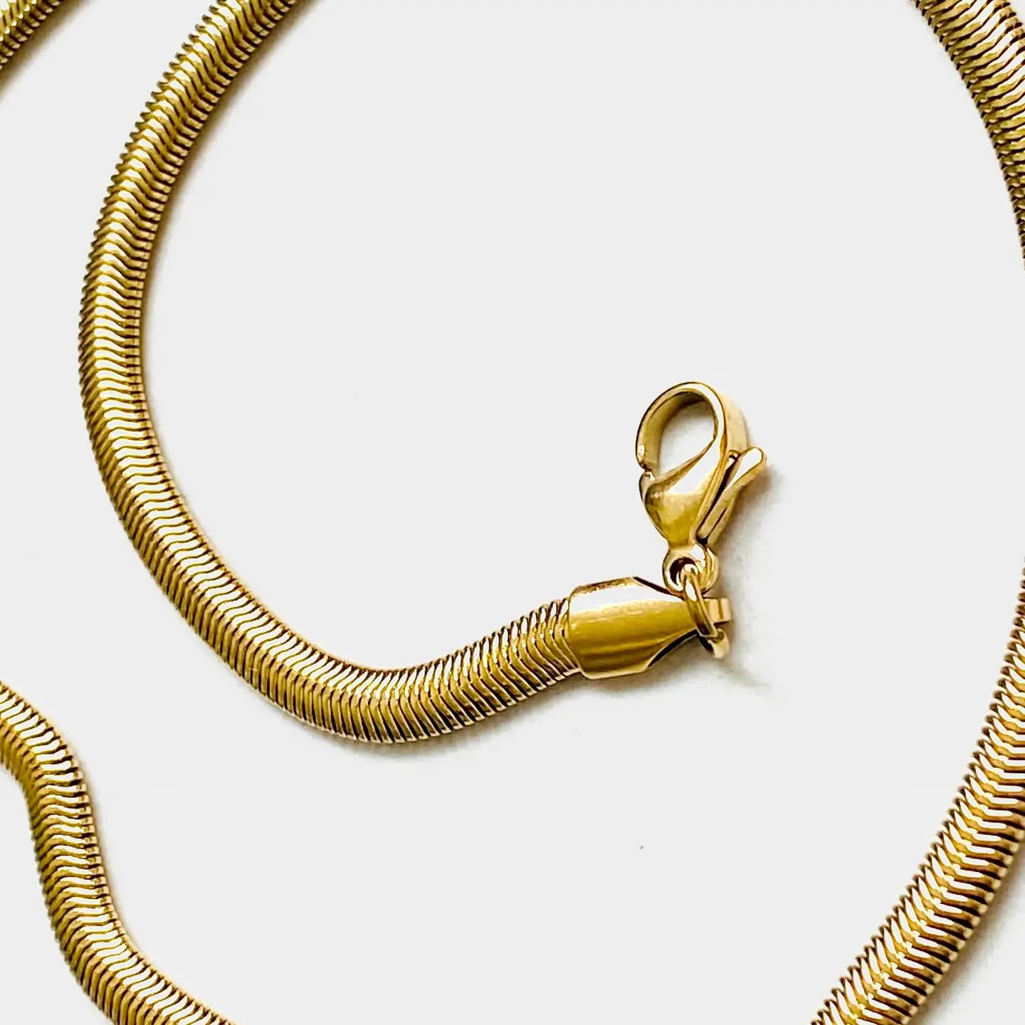 Gold Beatty Herringbone Necklace