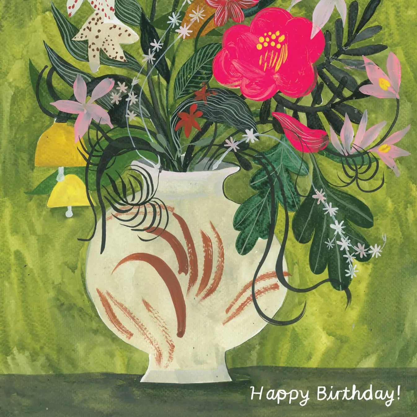 Happy Birthday Wildflowers Greeting Card