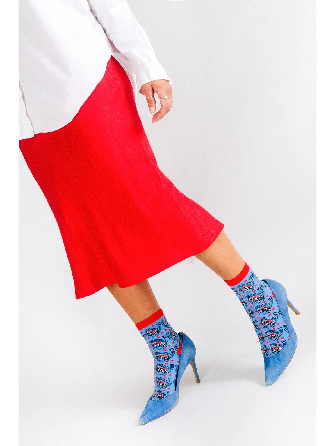 Horses Ankle Knit Sock By Mūr