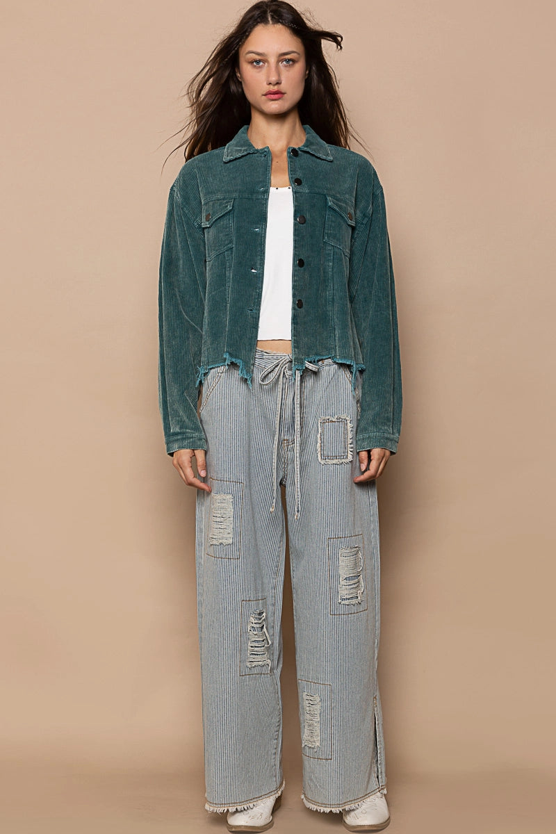 Hunter Green Corduroy Jacket