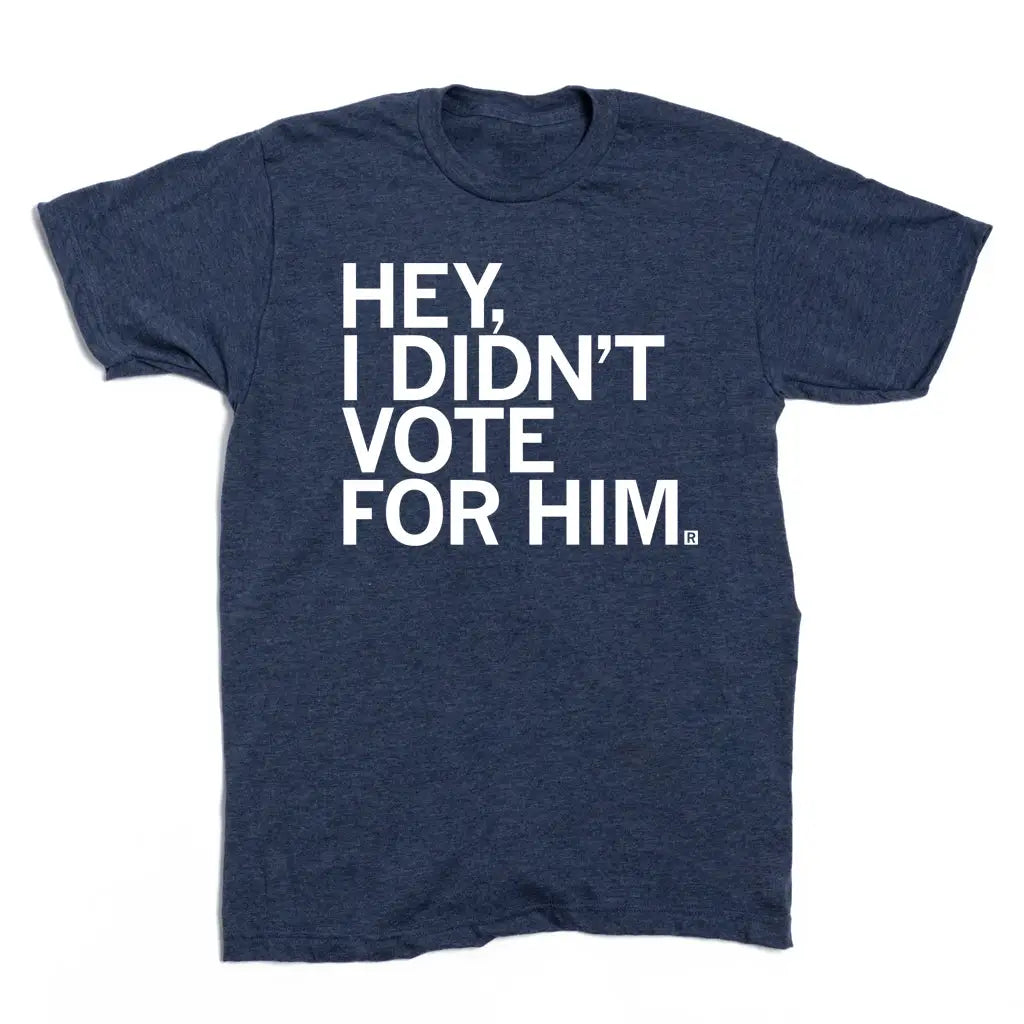I Didn't Vote For Him Raygun Tee