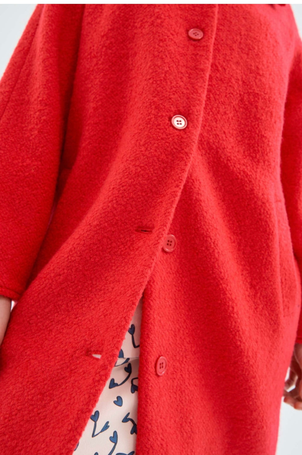 Red Midi Coat