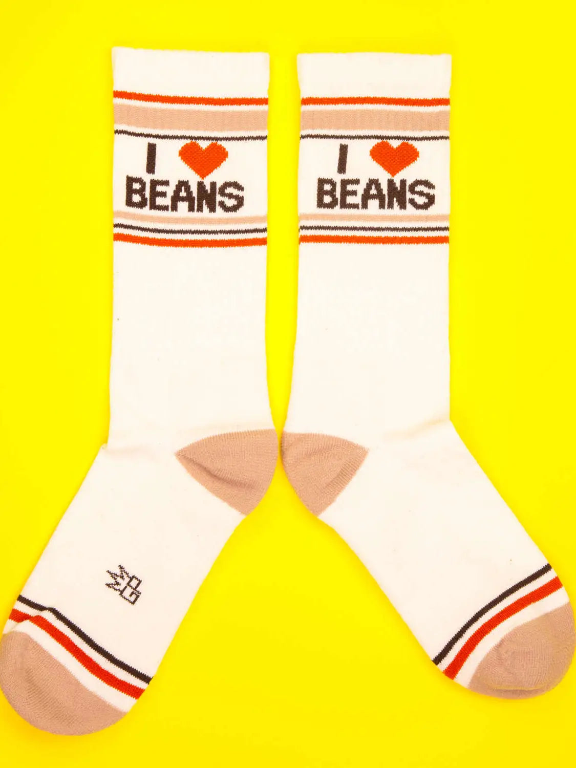 I ❤️ Beans Gym Crew Socks
