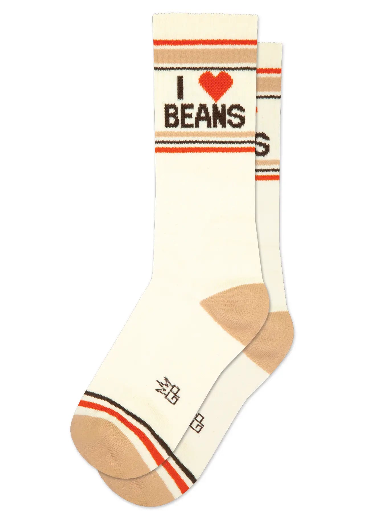 I ❤️ Beans Gym Crew Socks