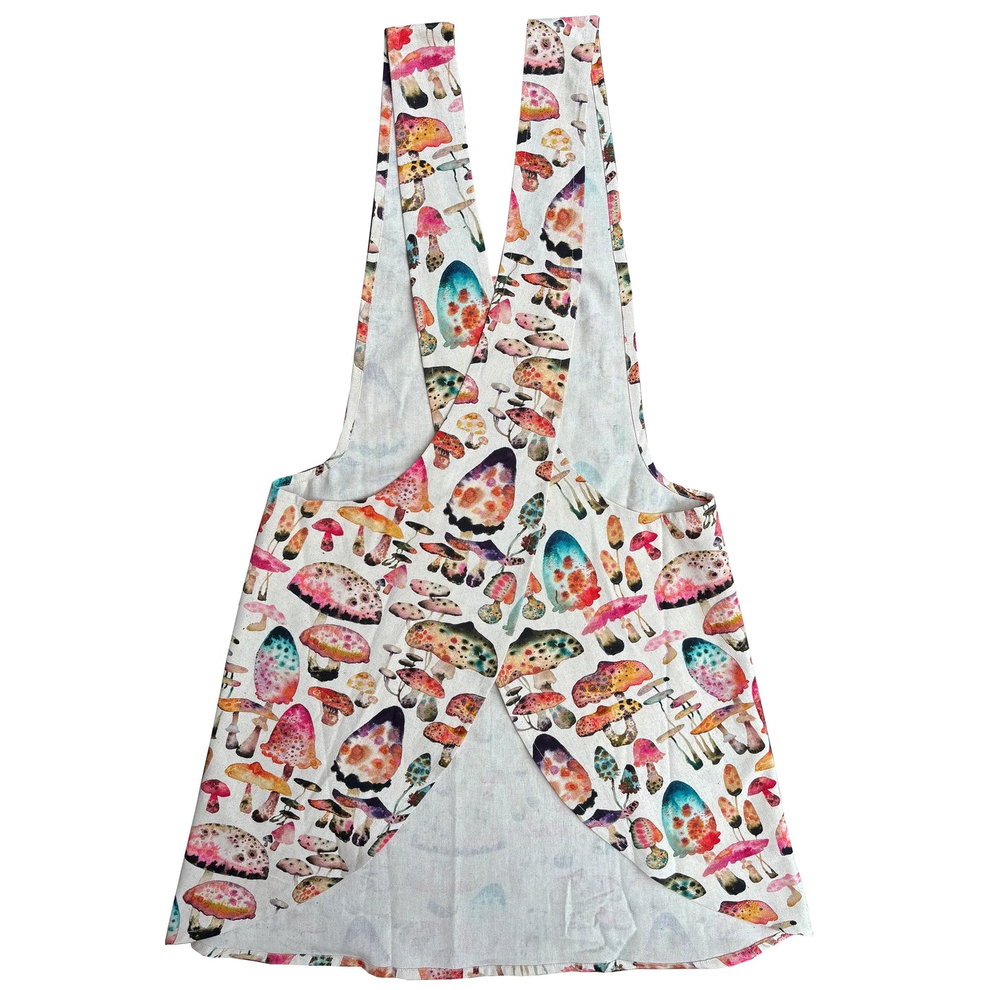 Inky Shrooms Pinafore Apron by Betsy St. Clair