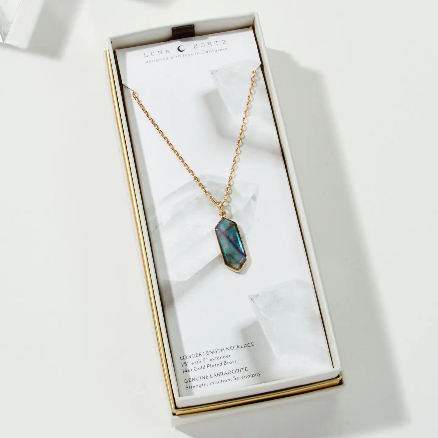 Intuition 25" Necklace- Labradorite