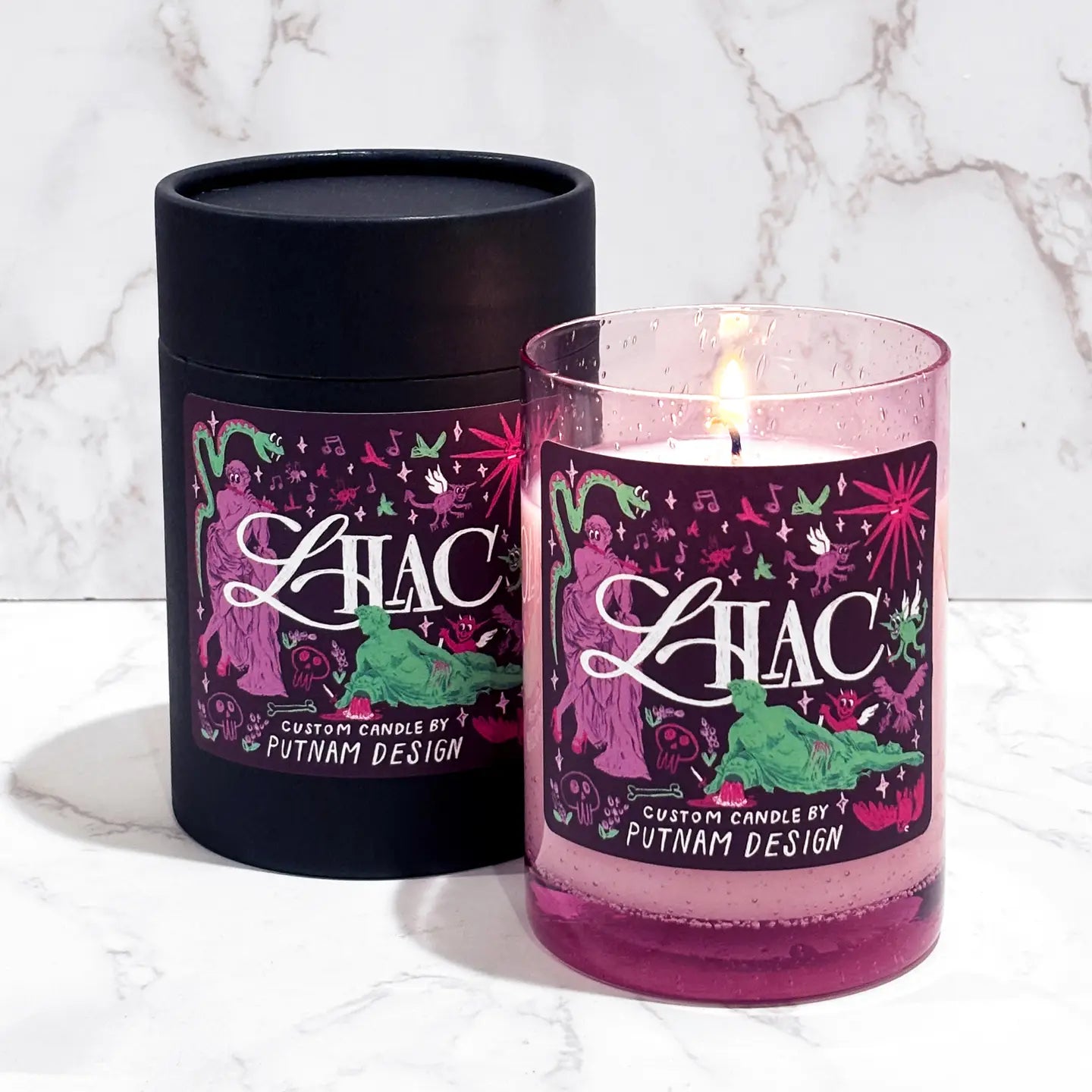 Lilac Scented Candle by Putnam Design