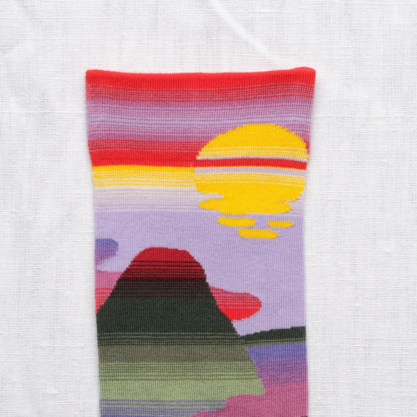 Mauve Multi Landscape Socks