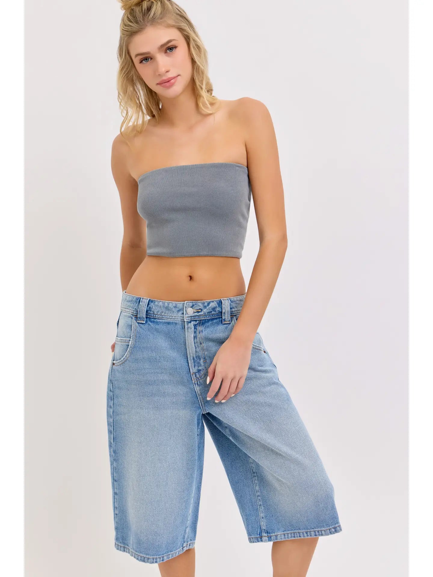 Mid Waisted Baggy Culotte